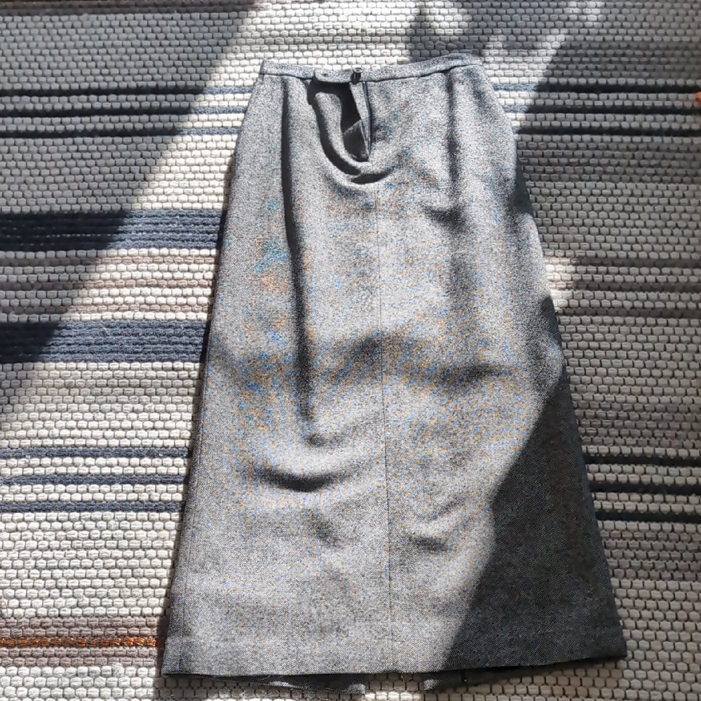 Michael Kors vintage wool/silk tweed skirt
